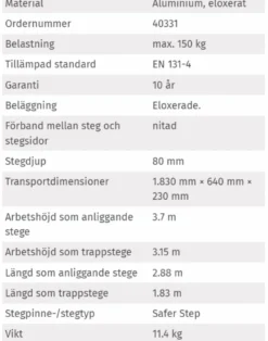 Zarges Trappstege Multimaster 5